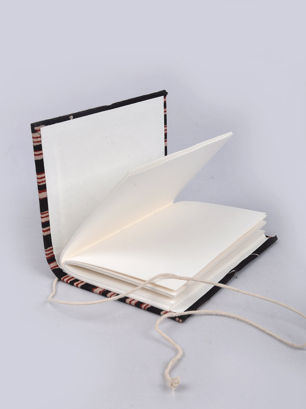 Black & Red Silli Stripes Traditional Bahi Khata A6