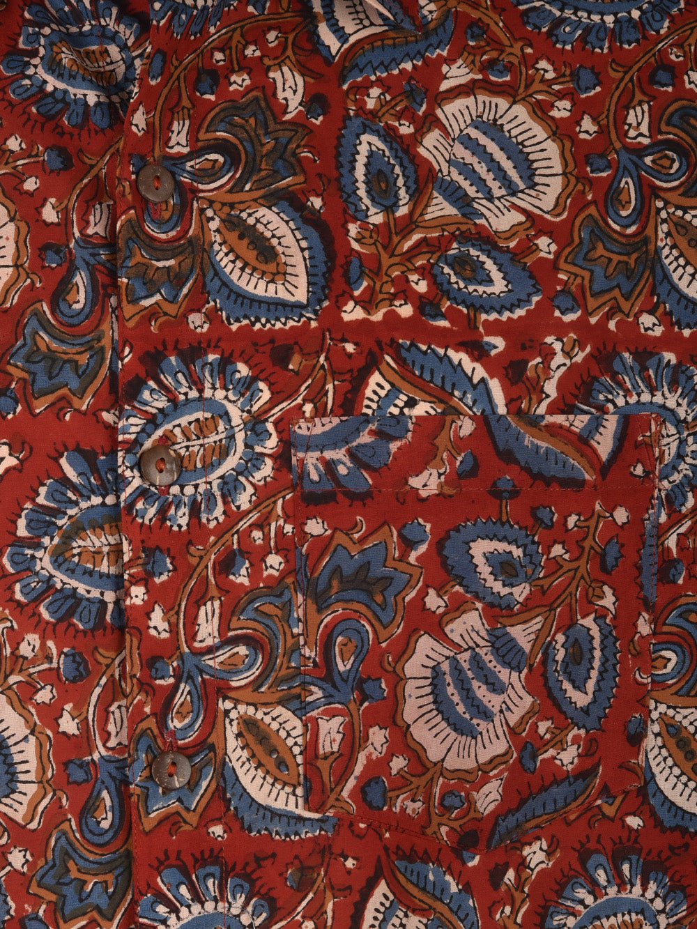 Bagru Jaal Cotton Mens Half Sleeve Shirts