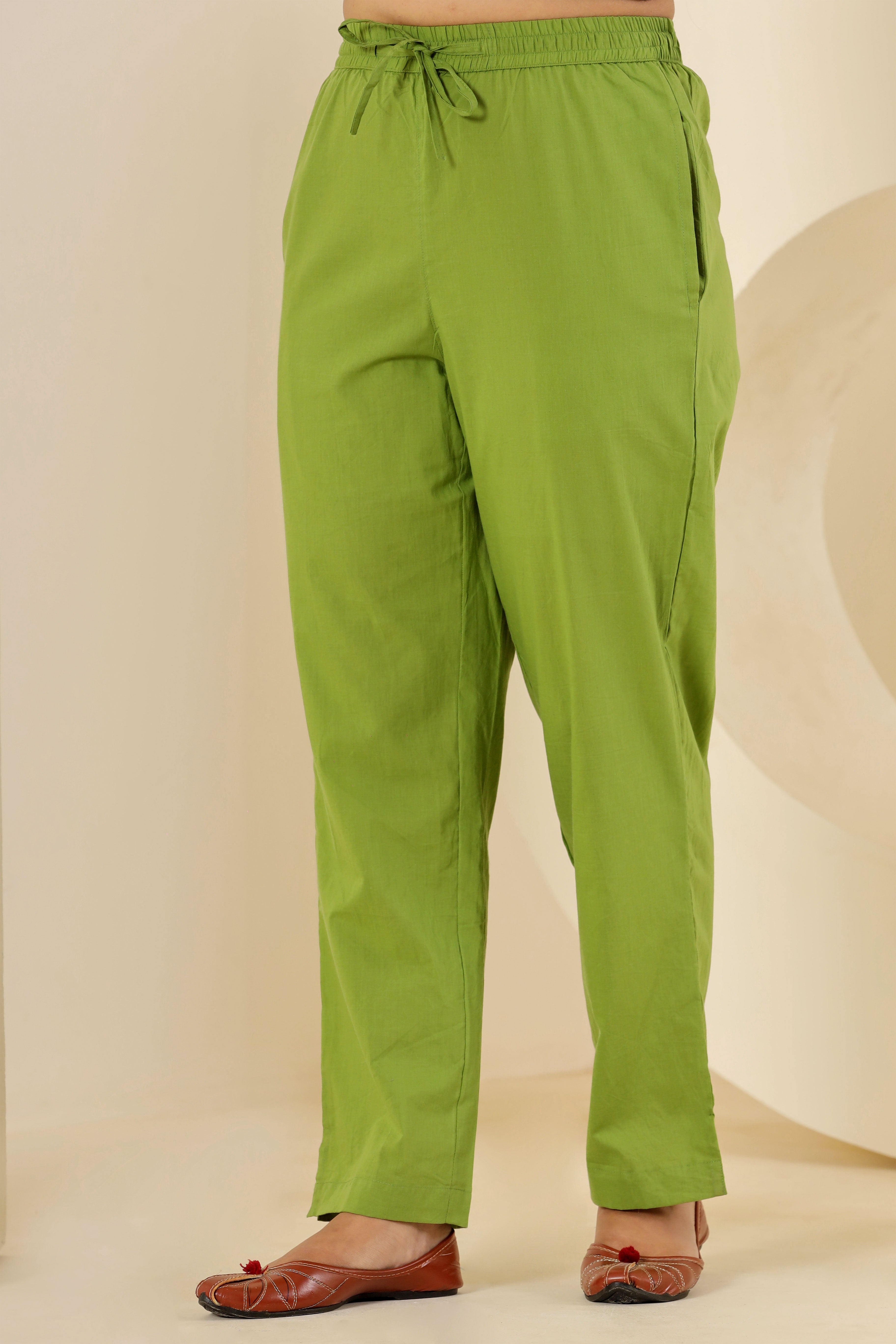 Greenery Cotton Cambric Lounge Pant