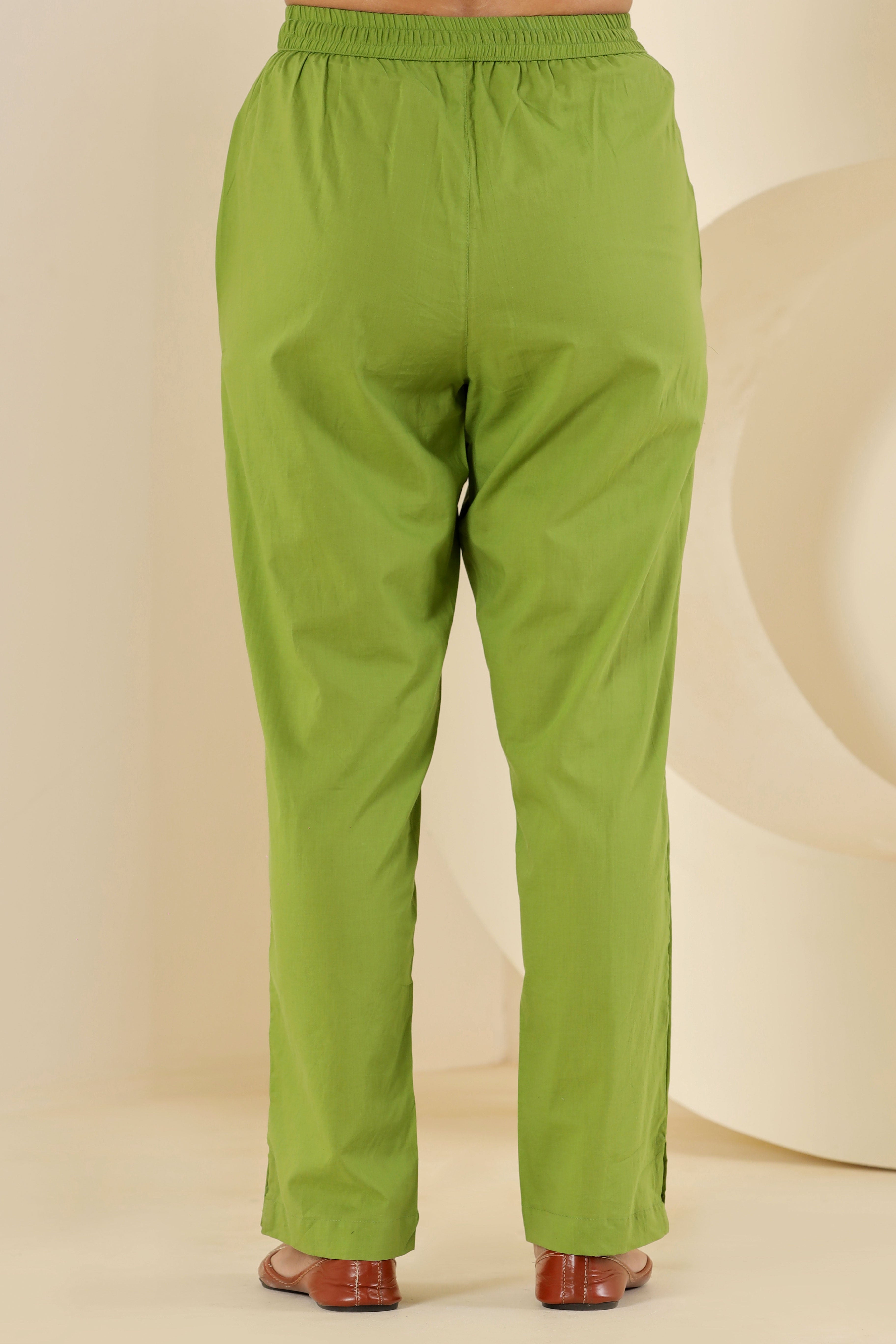 Greenery Cotton Cambric Lounge Pant