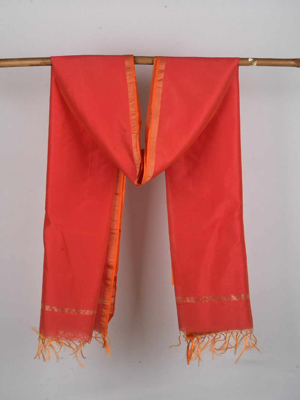 Laali Cross Yarn Dyed Pure Chanderi Dupatta