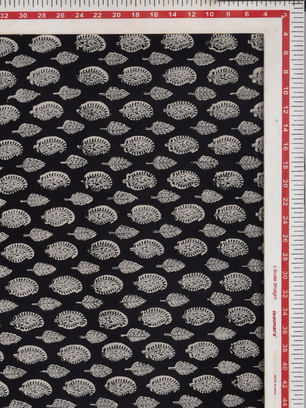 Bagru Black Kairi Cotton Cambric Fabric