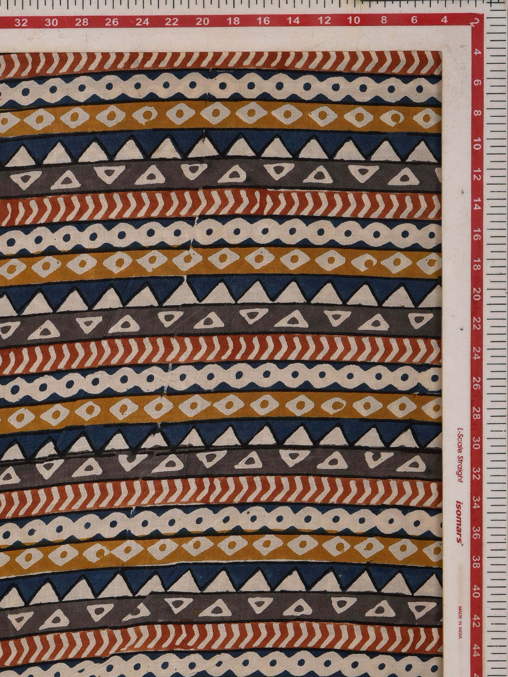 Multicolor Kalamkari Parcha Hand Printed Modal Fabric