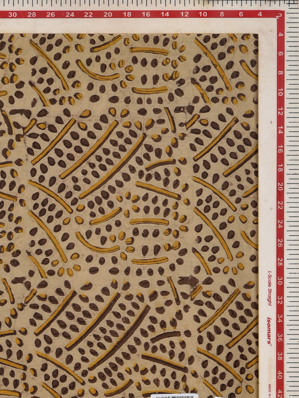 Ajrakh Multani Kasis Dana Hand Printed Modal Fabric