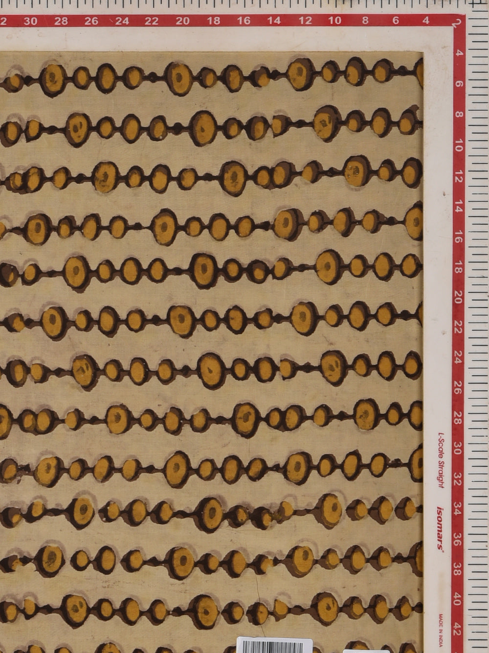 Ajrakh Multani Kasis Beads Hand Printed Modal Fabric