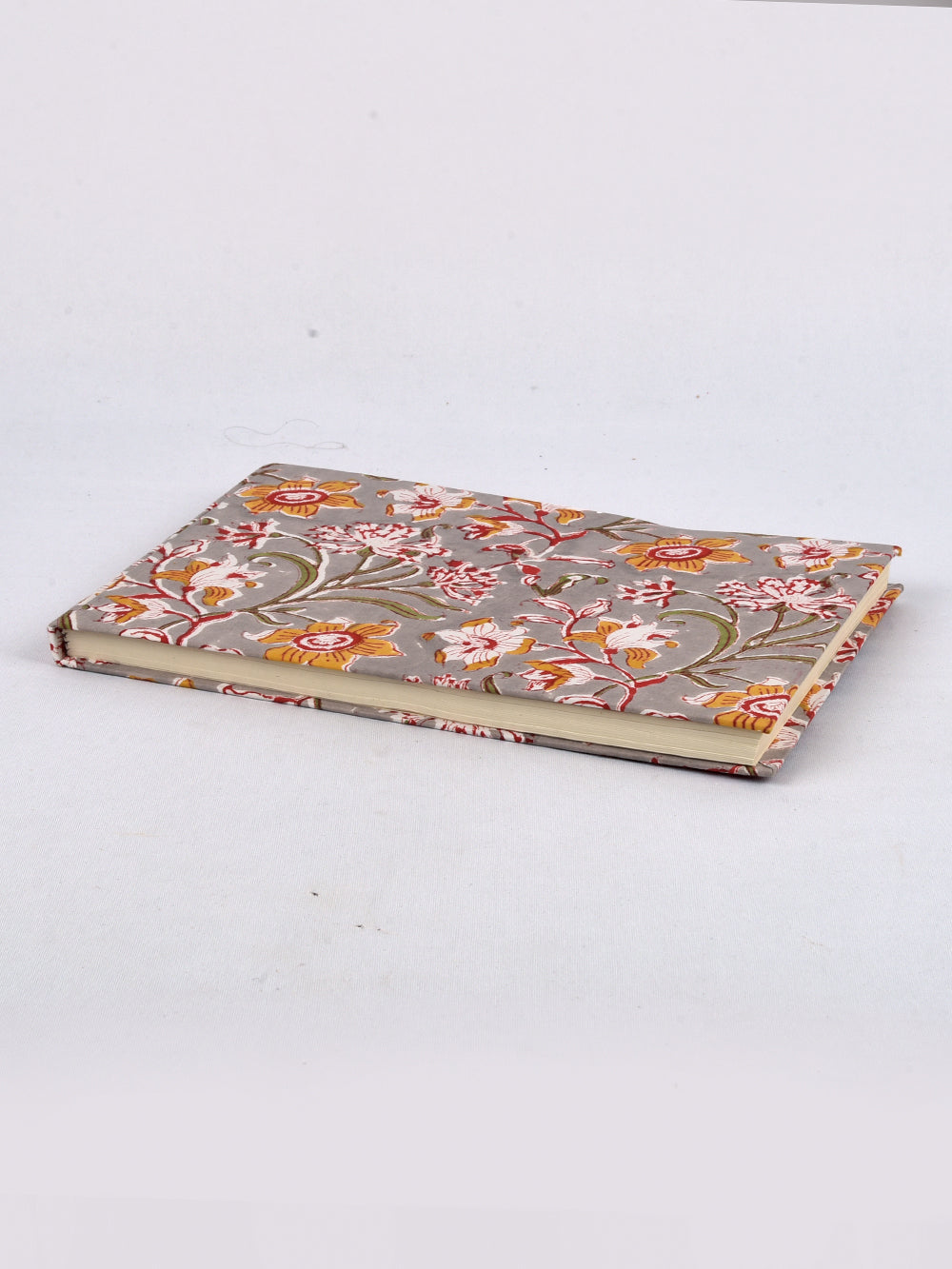 Sanganeri Grey Handmade A4 Landscape Notebook