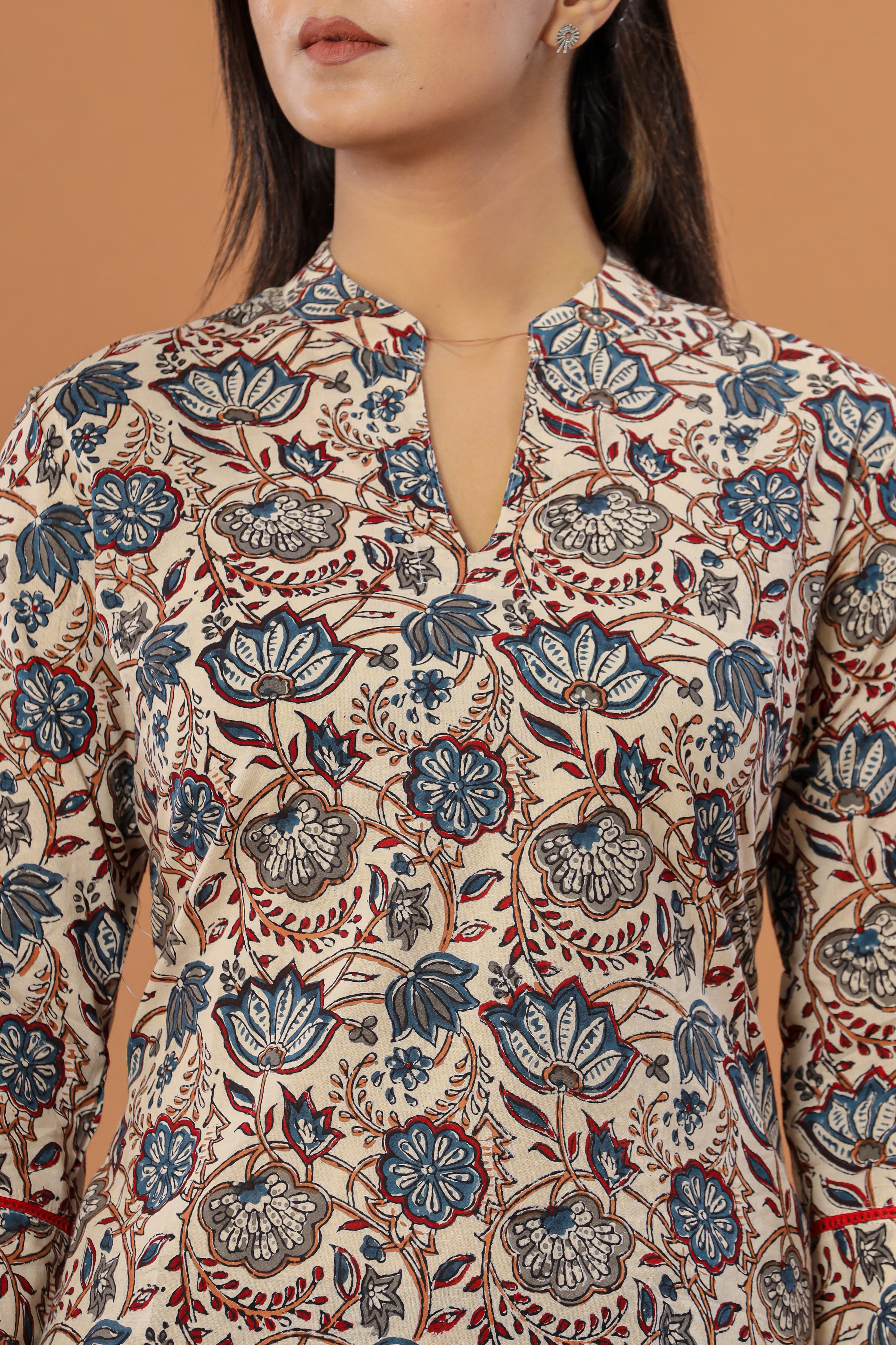 Chintz Hand Block Printed Womens Tops