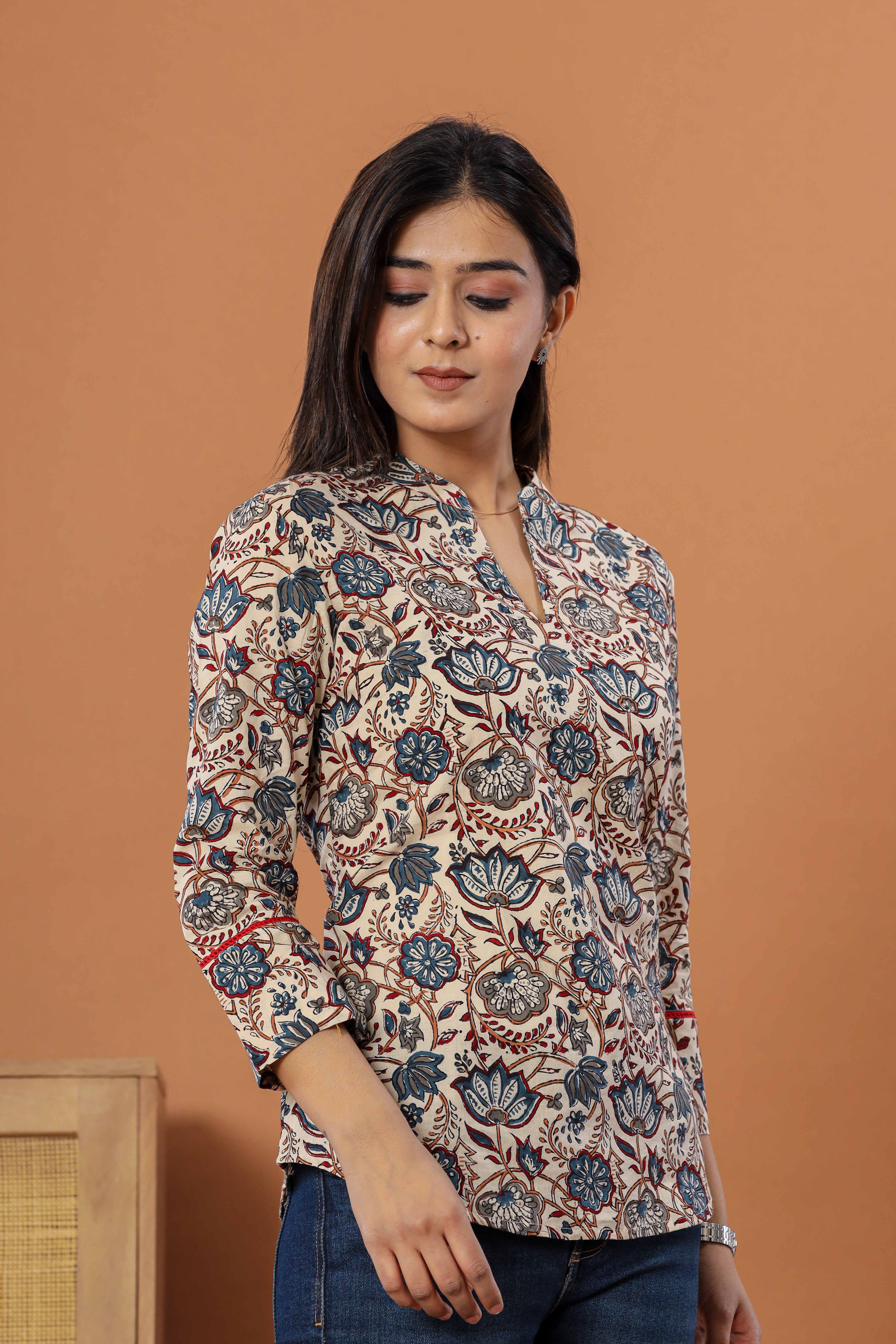 Chintz Hand Block Printed Womens Tops