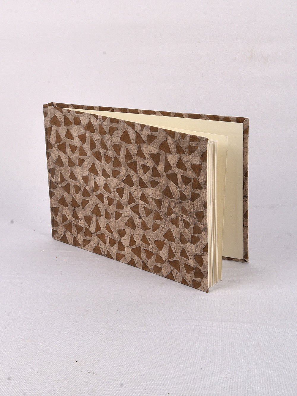 Daboo Grey Mosaic Handmade A4 Landscape Notebook