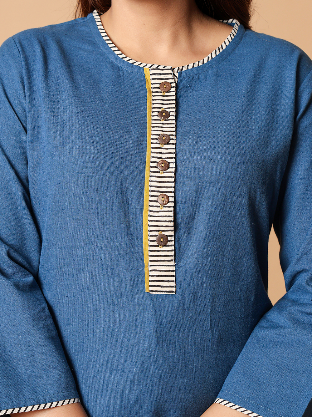 Indigo Blue Kurta Pant Dupatta Set