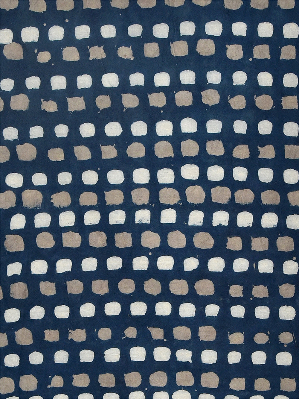 Daboo Indigo Grid Cotton Cambric Fabric main image 1