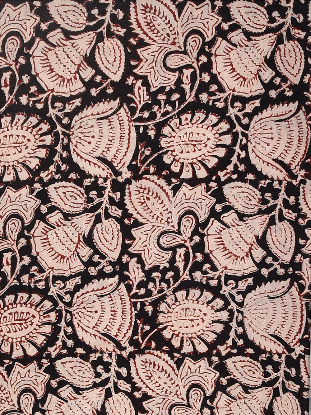 Bagru Black Laghu Booti Cotton Cambric Fabric main image 0