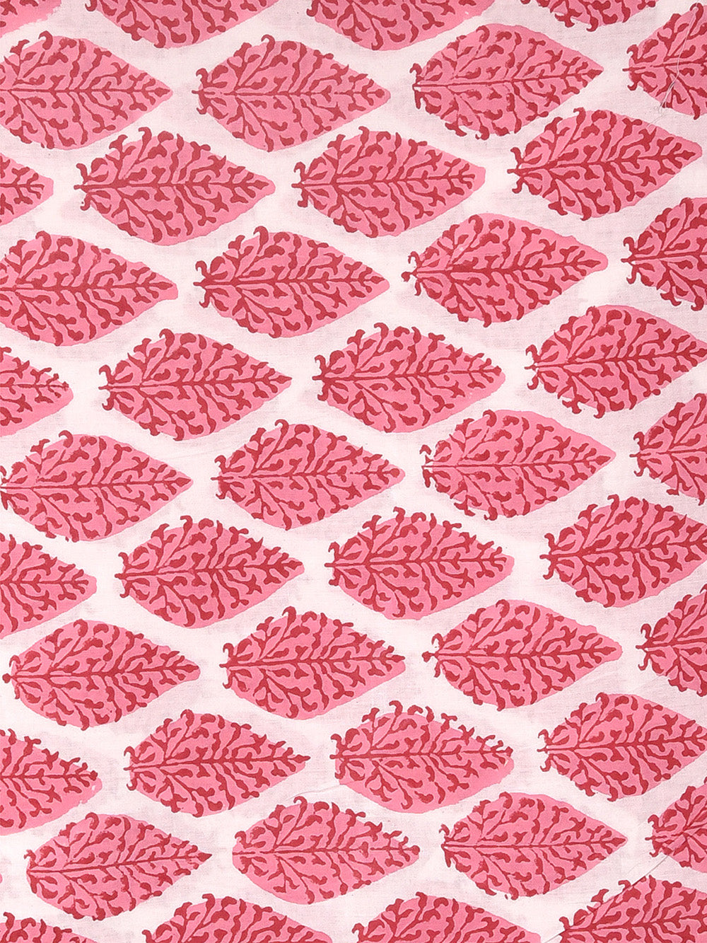 Pink Booti Pattern Cotton Cambric Rapid Sanganeri Fabric