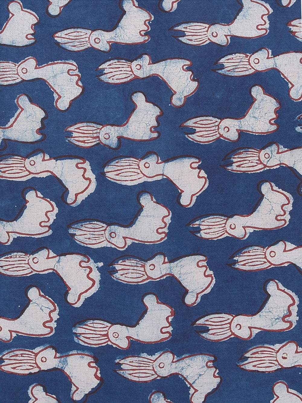 Daboo Indigo Birdie Cotton Cambric Fabric main image 1
