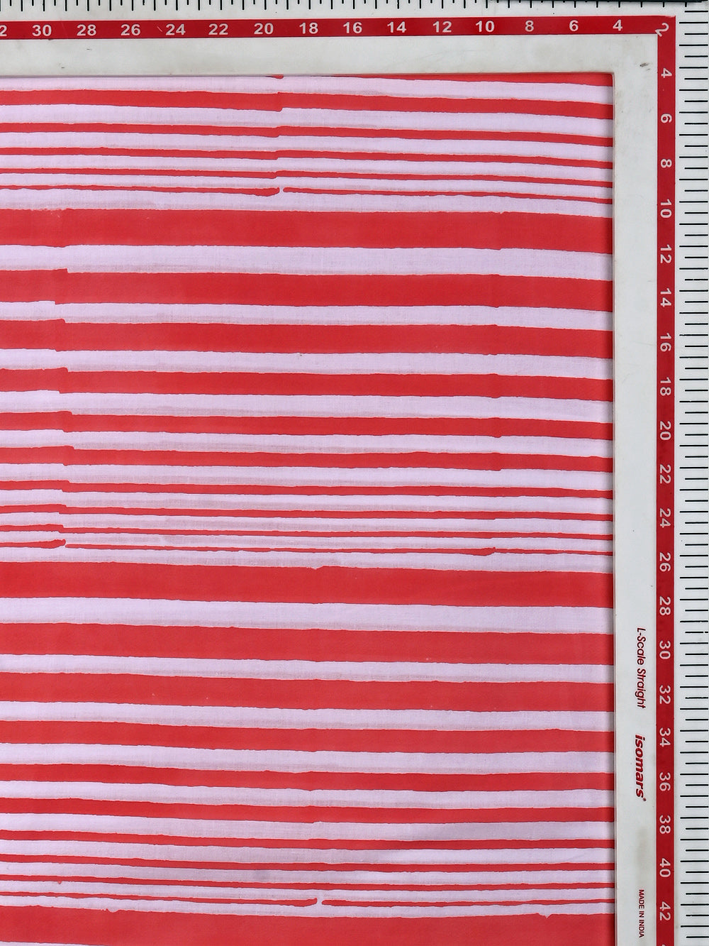 Pink Thinning Stripes Rapid Cotton Cambric Fabrics