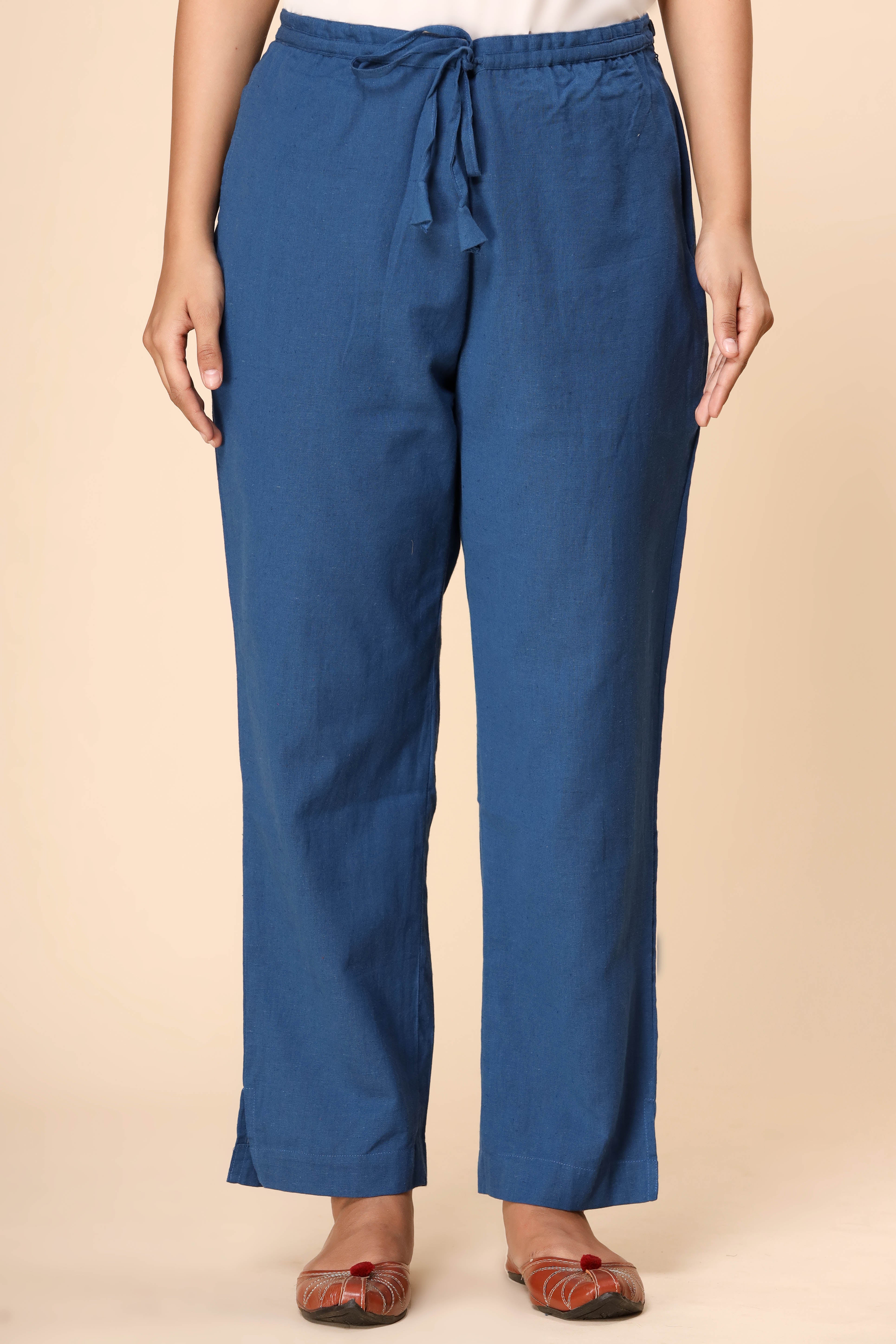 Indigo Blue Kurta Pant Dupatta Set