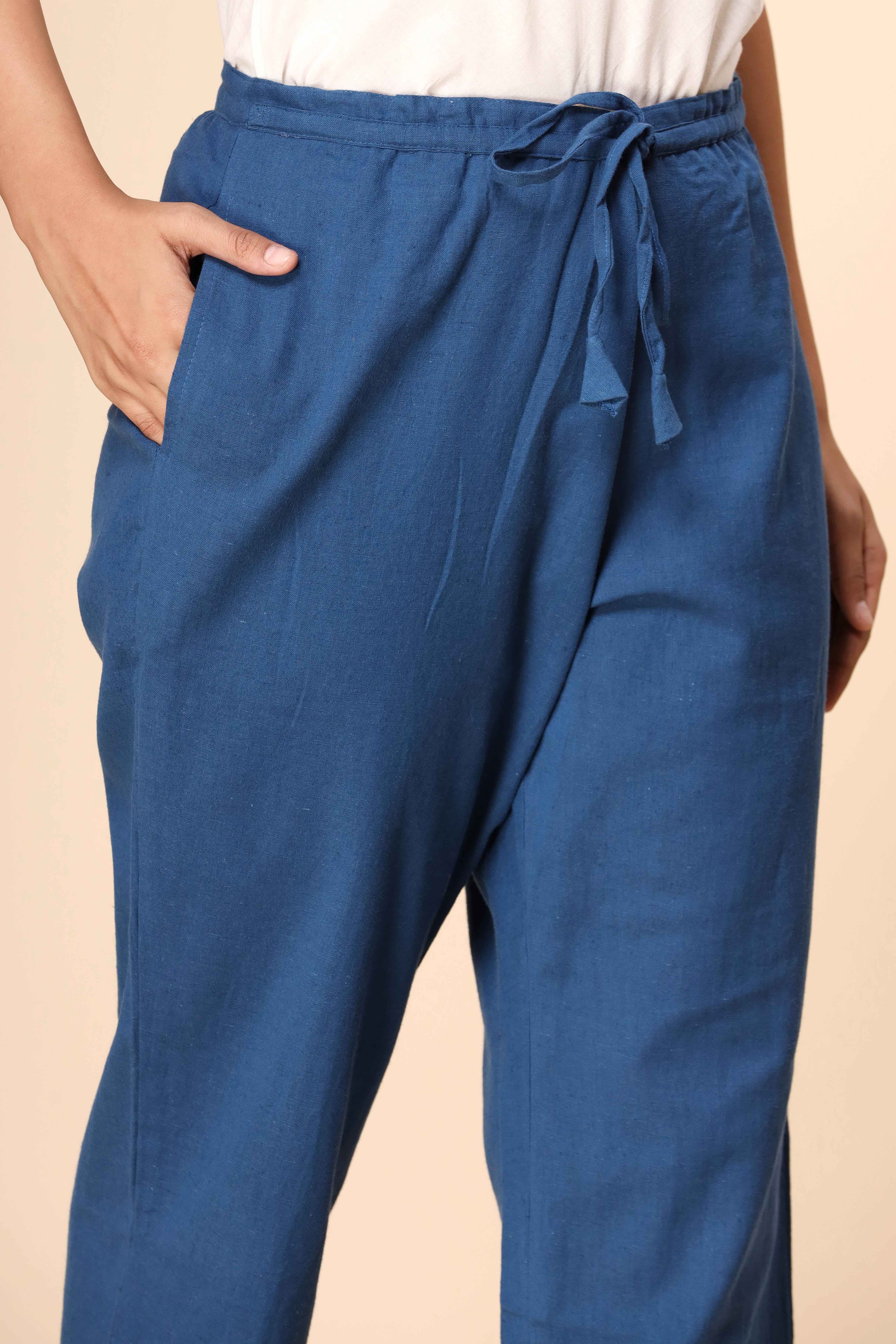 Indigo Blue Kurta Pant Dupatta Set