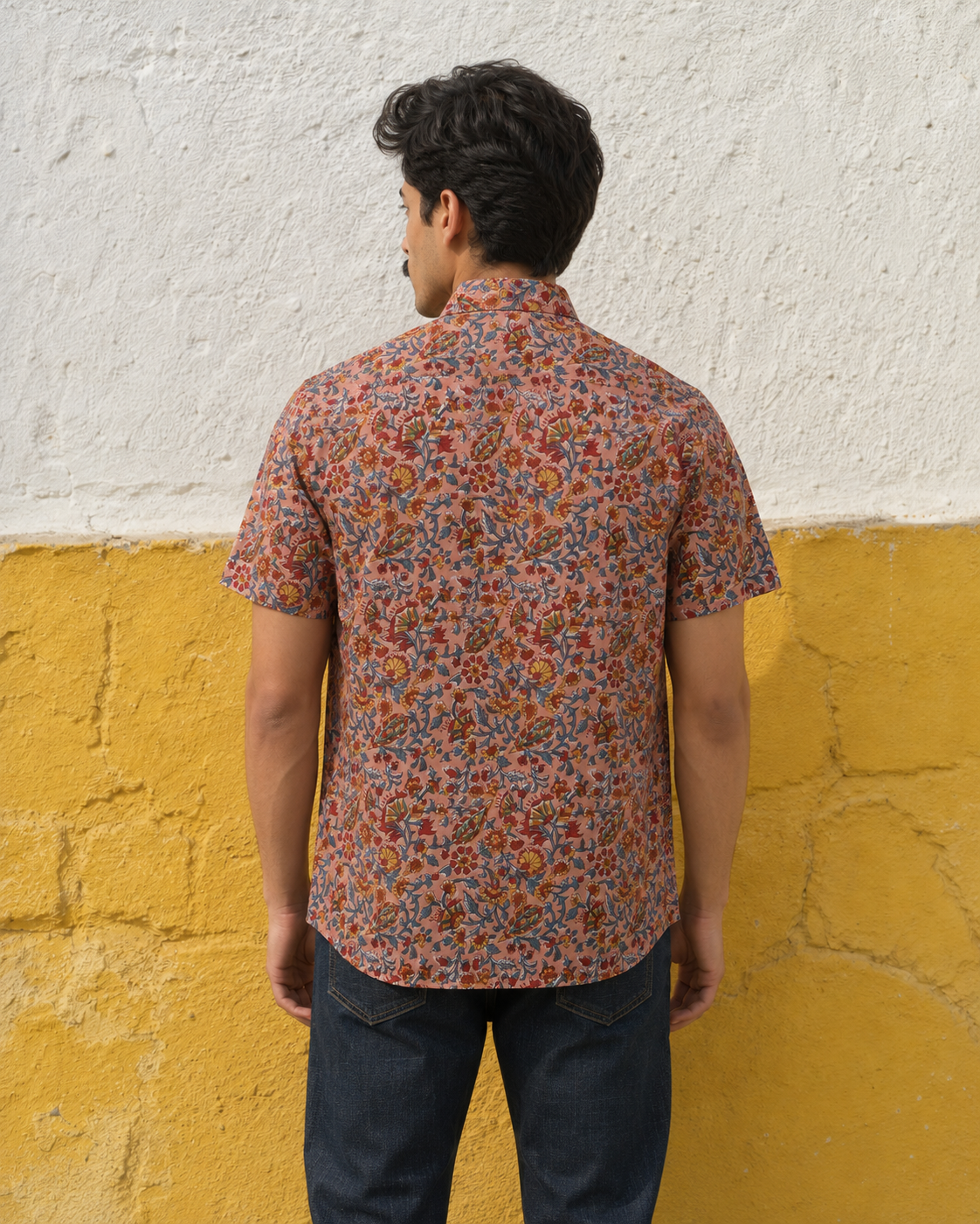 Gulabi Bagaan Cotton Mens Half Sleeve Shirts