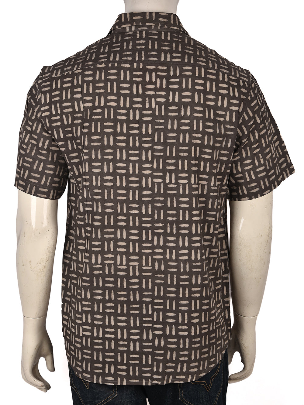 Kasis dashes Cotton Mens Half Sleeve Shirts