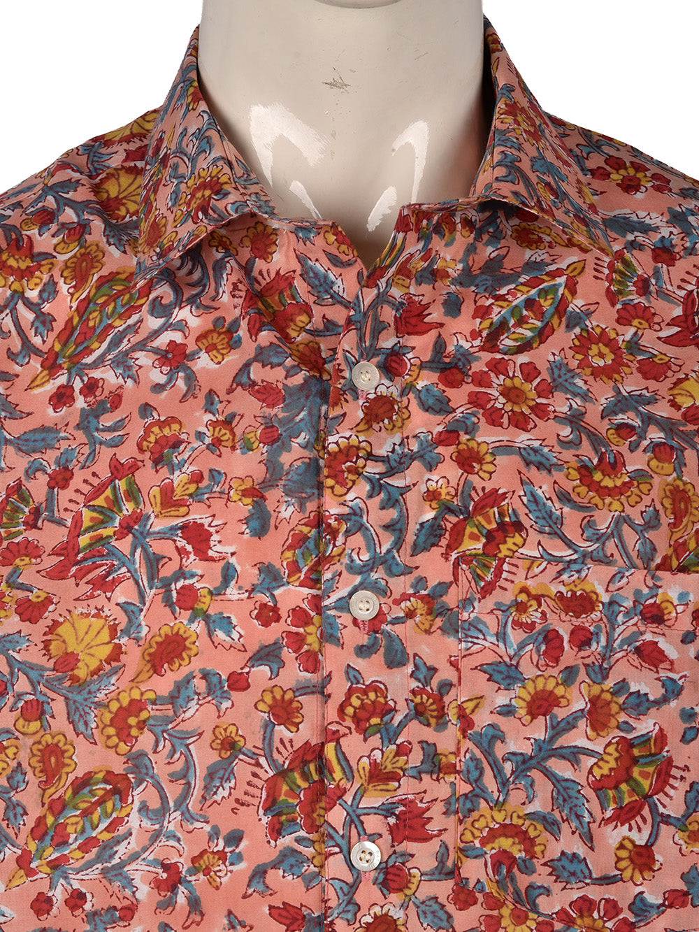Gulabi Bagaan Cotton Mens Half Sleeve Shirts