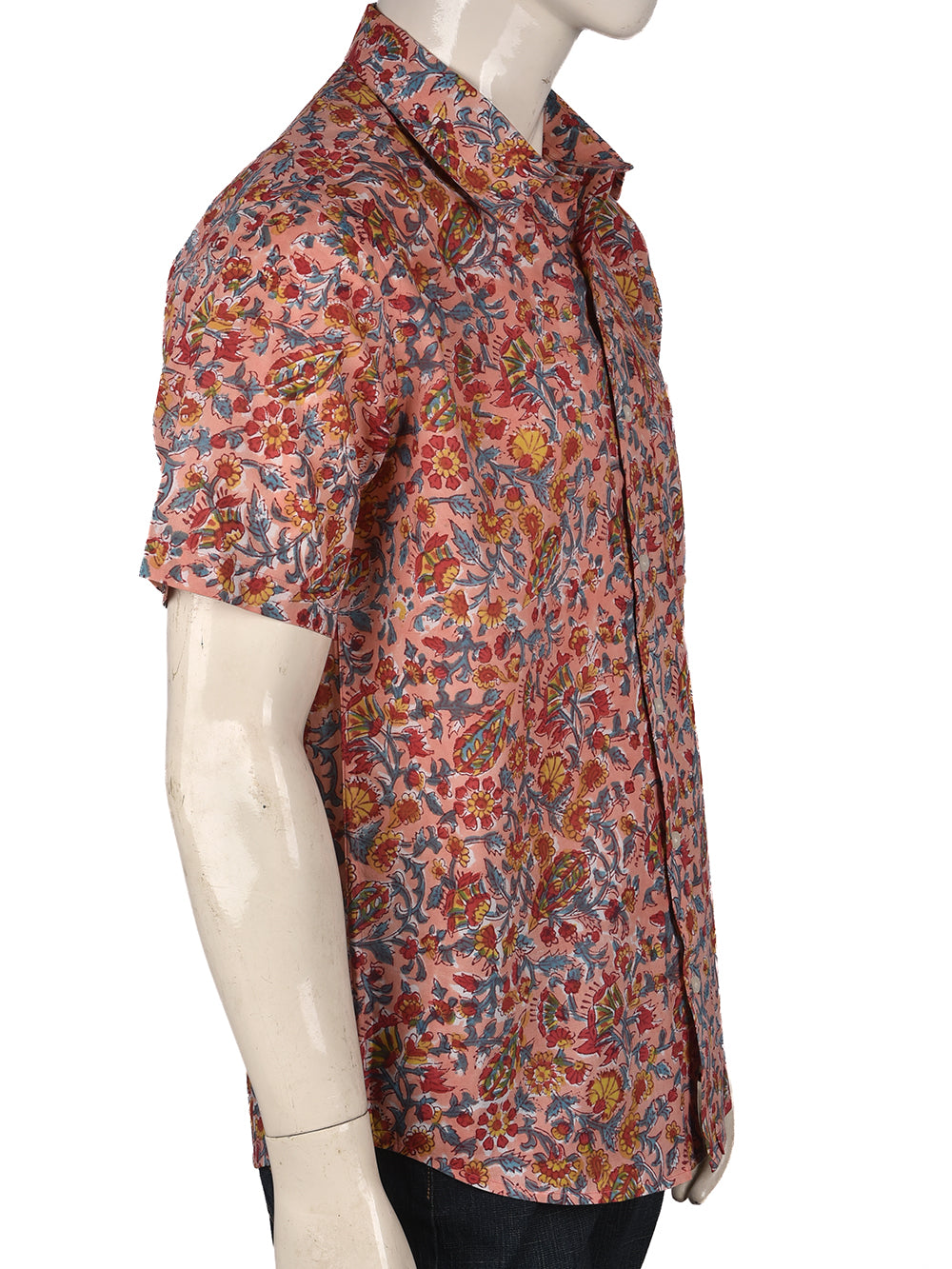 Gulabi Bagaan Cotton Mens Half Sleeve Shirts