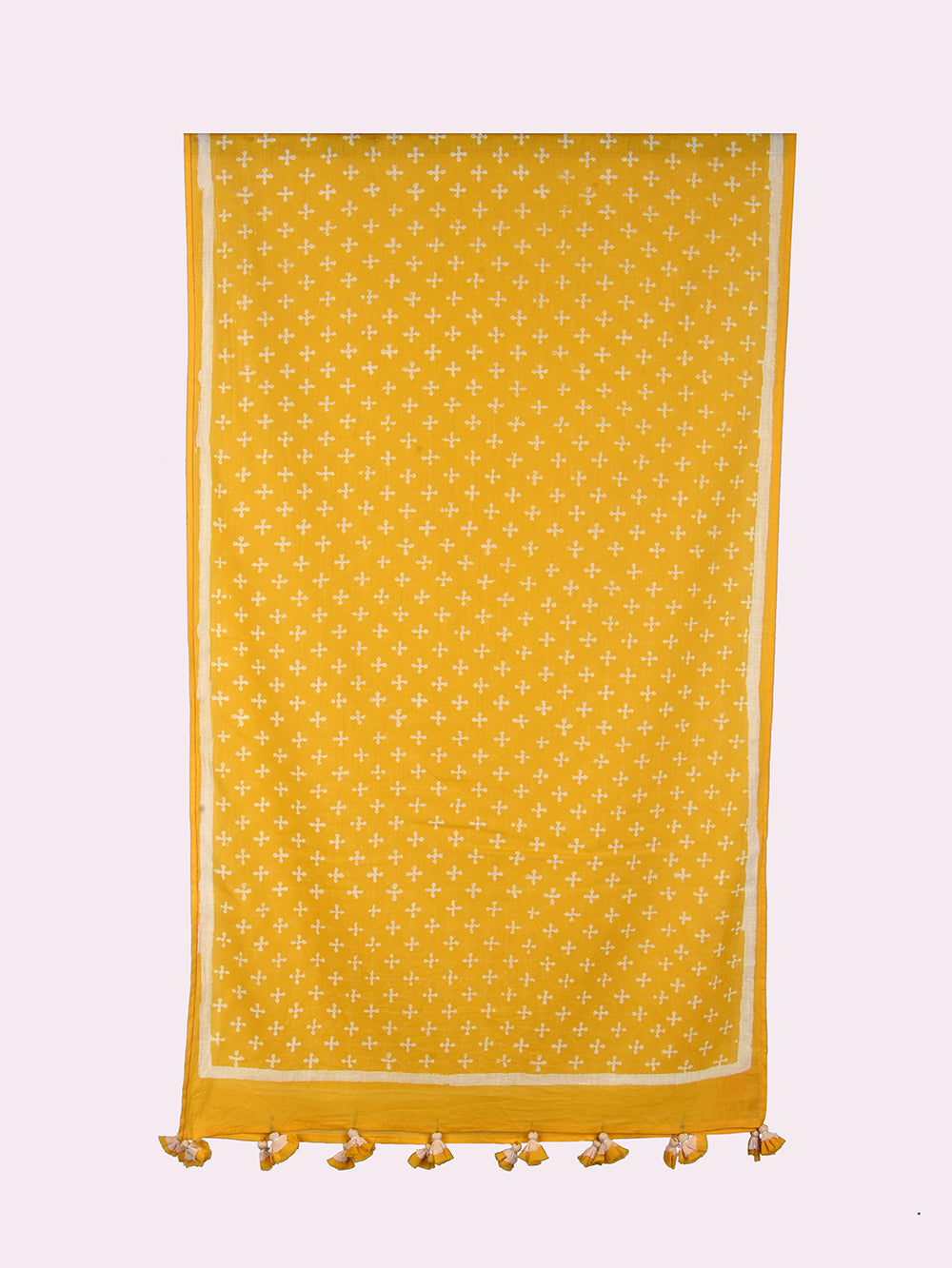 Sunshine Plus Cotton Voile Block Printed Stole