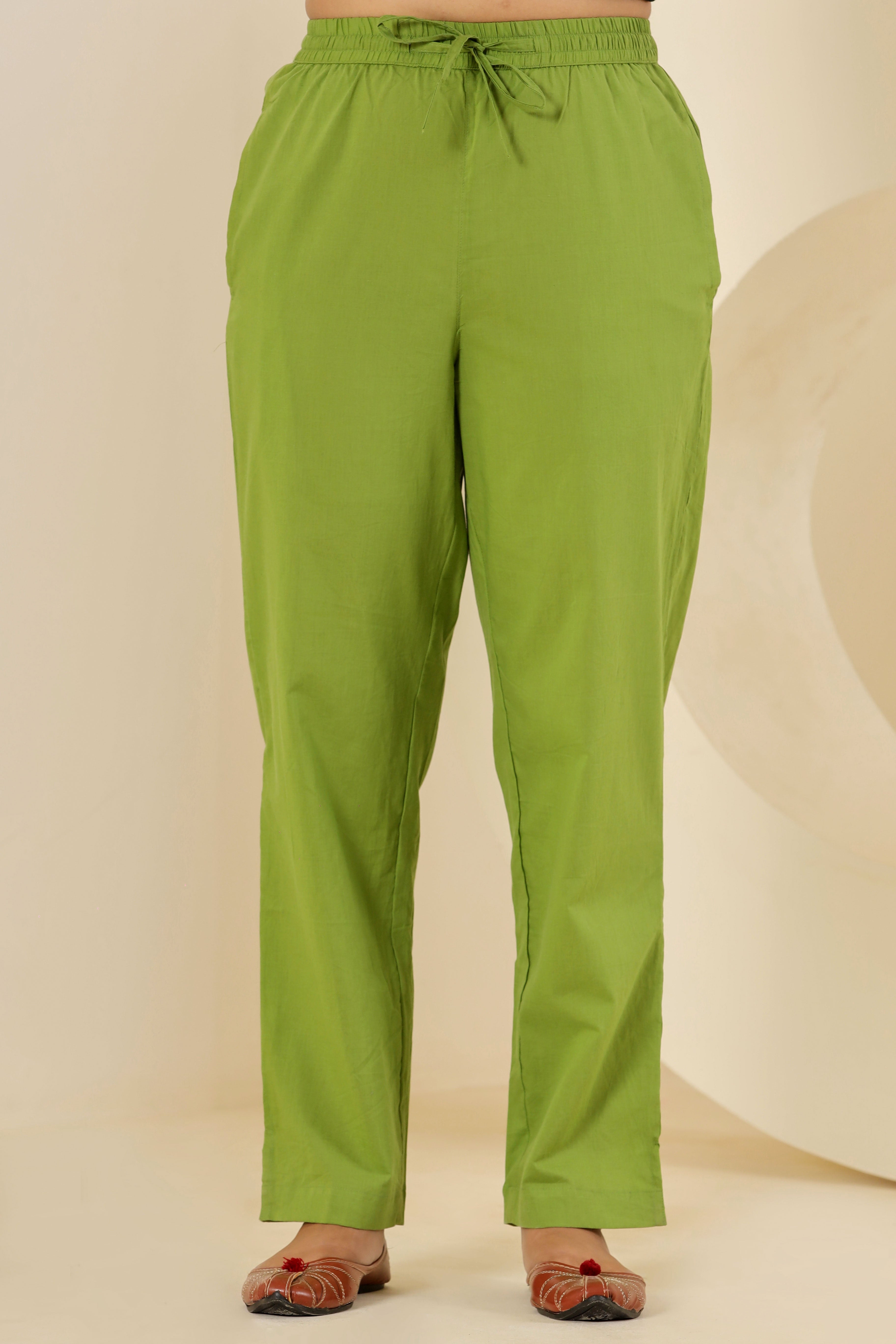 Greenery Cotton Cambric Lounge Pant