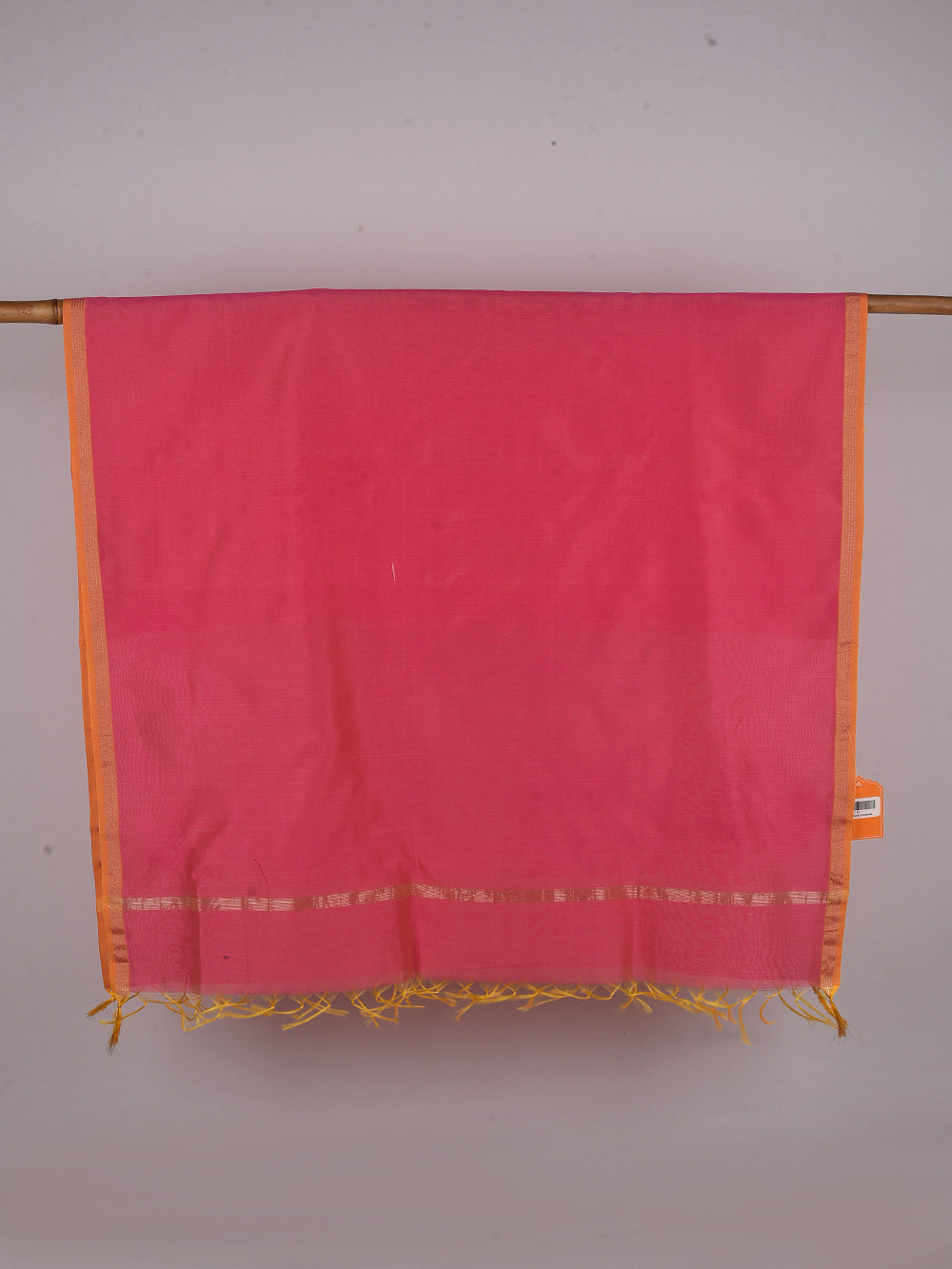Rani Gulabi Cross Yarn Dyed Pure Chanderi Dupatta