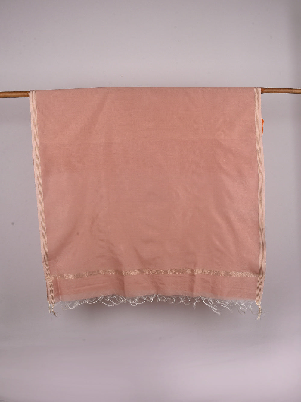 Pyaazi Cross Yarn Dyed Pure Chanderi Dupatta