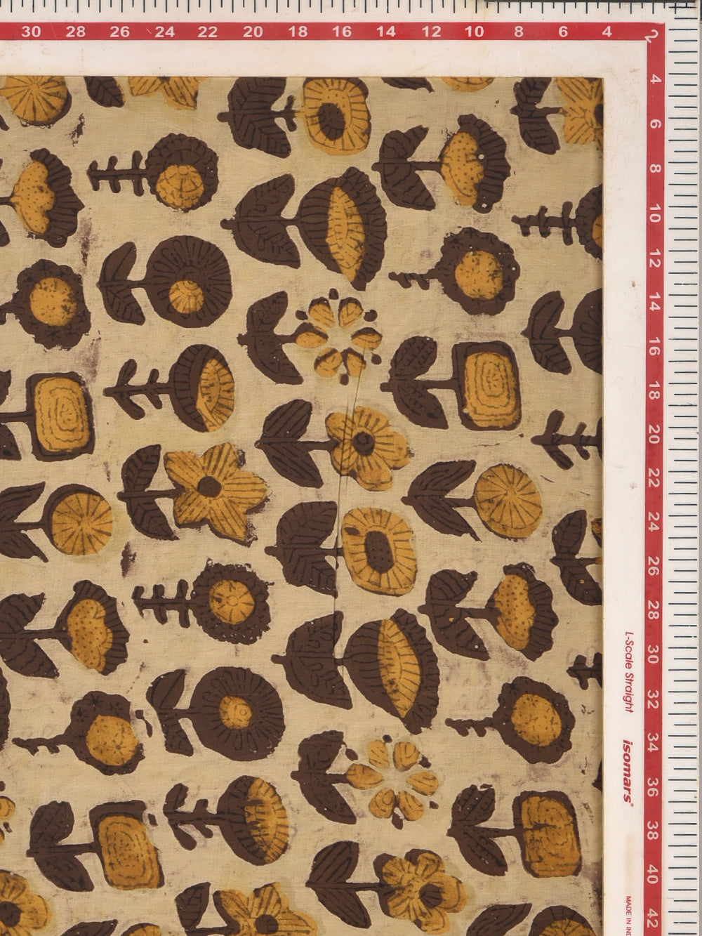 Ajrakh Multani Kasis Bagaan Hand Printed Modal Fabric