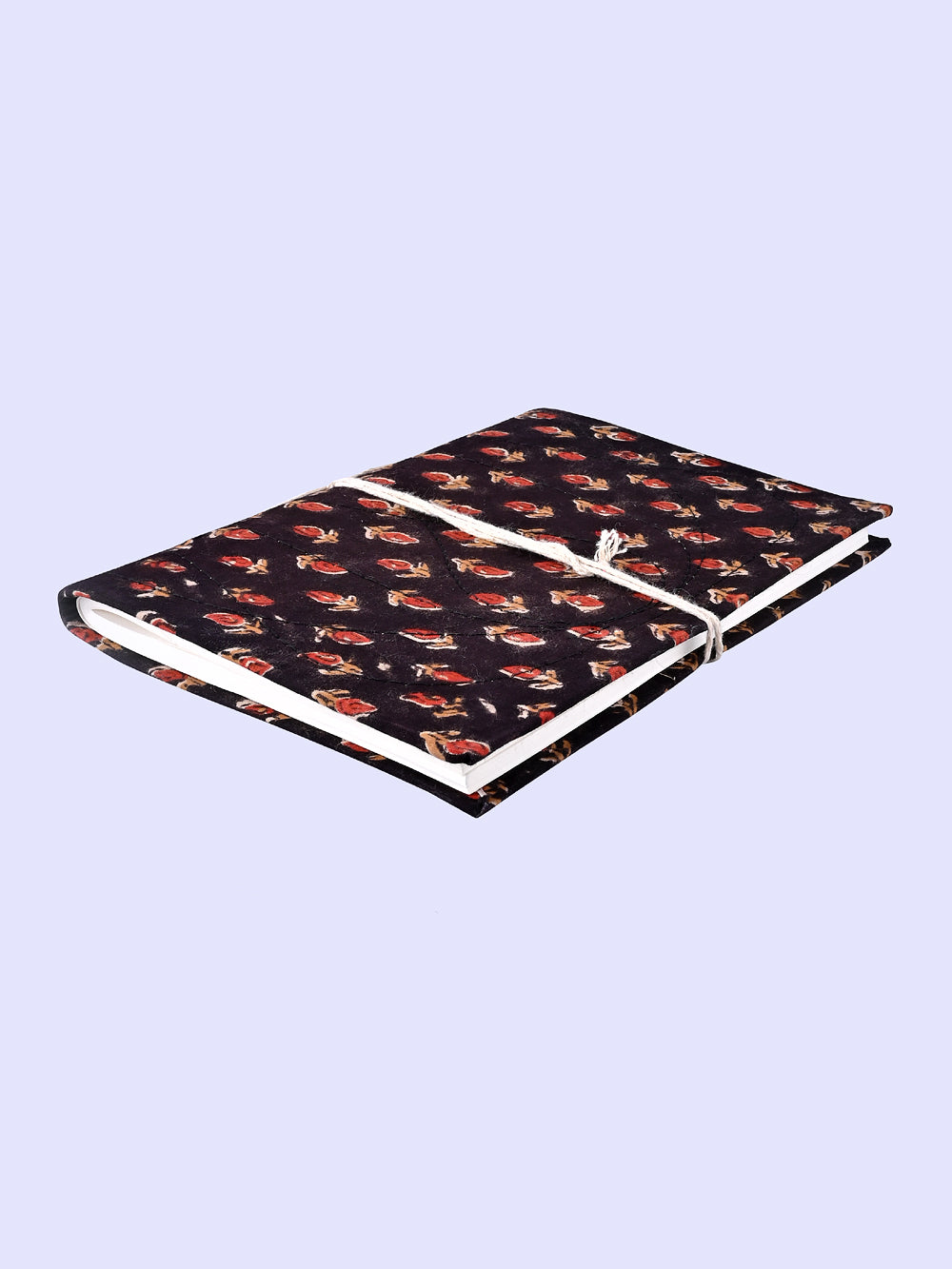 bagru booti black traditional notebook