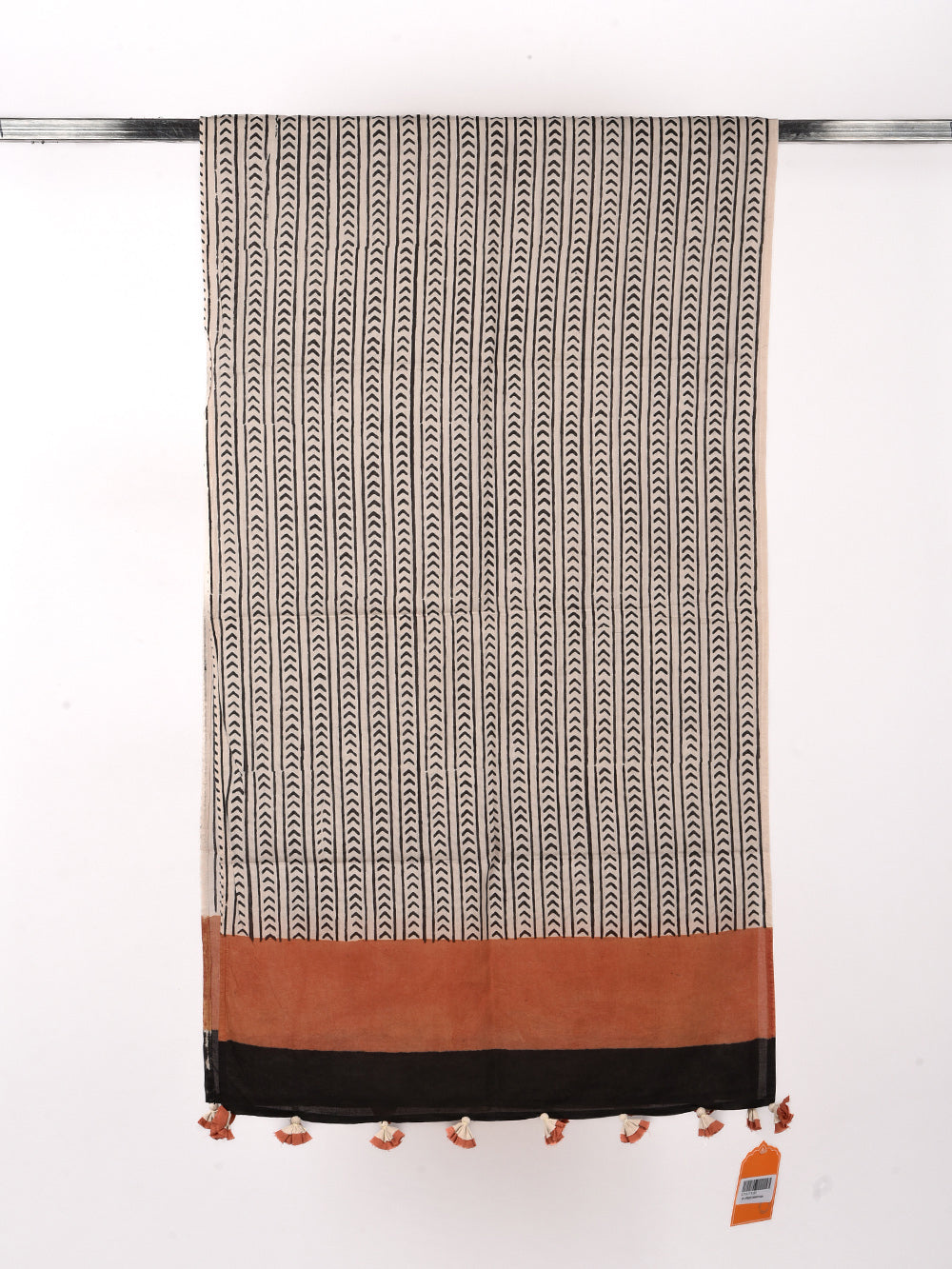 Bagru Up Cotton Voile Block Printed Stole
