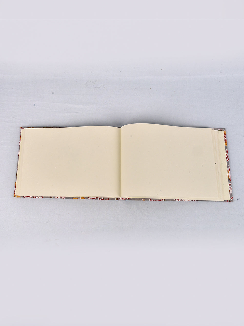 Sanganeri Grey Handmade A4 Landscape Notebook