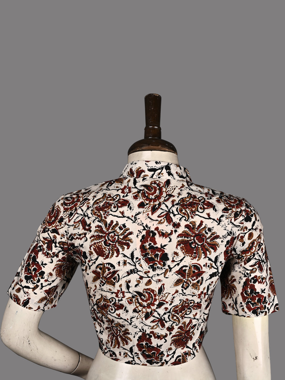 Traditional Kalamkari Chintz Prints Hand Block Printed Cotton Blouse