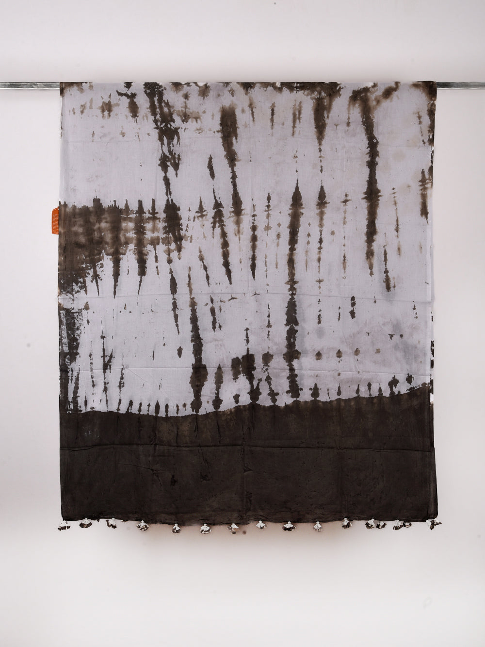 Kasis Tie & Dye Voile Cotton Dupatta with Tassels