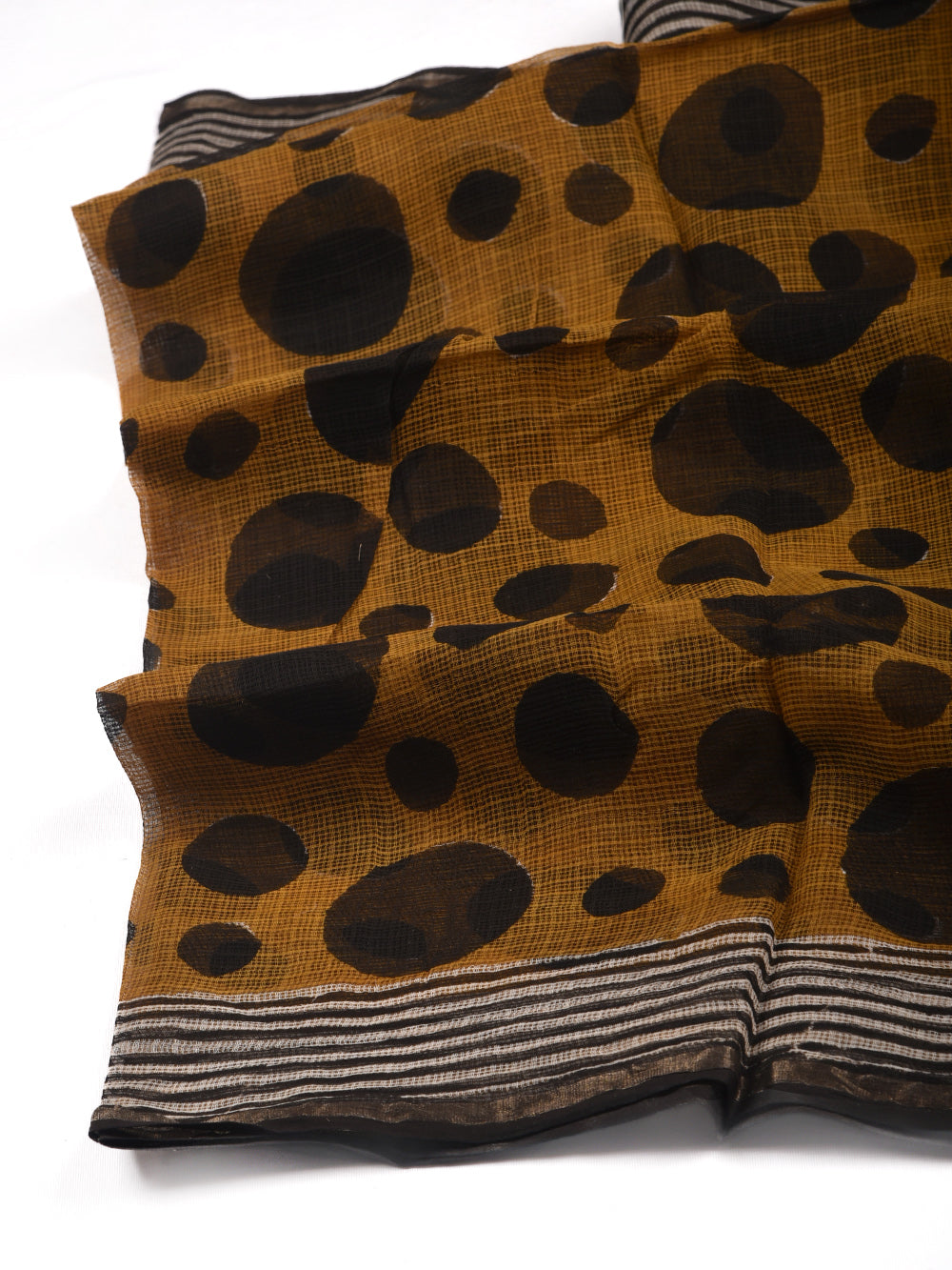 Baarish ki Boondein Hand Block Printed Pattern Kota Doria Dupatta