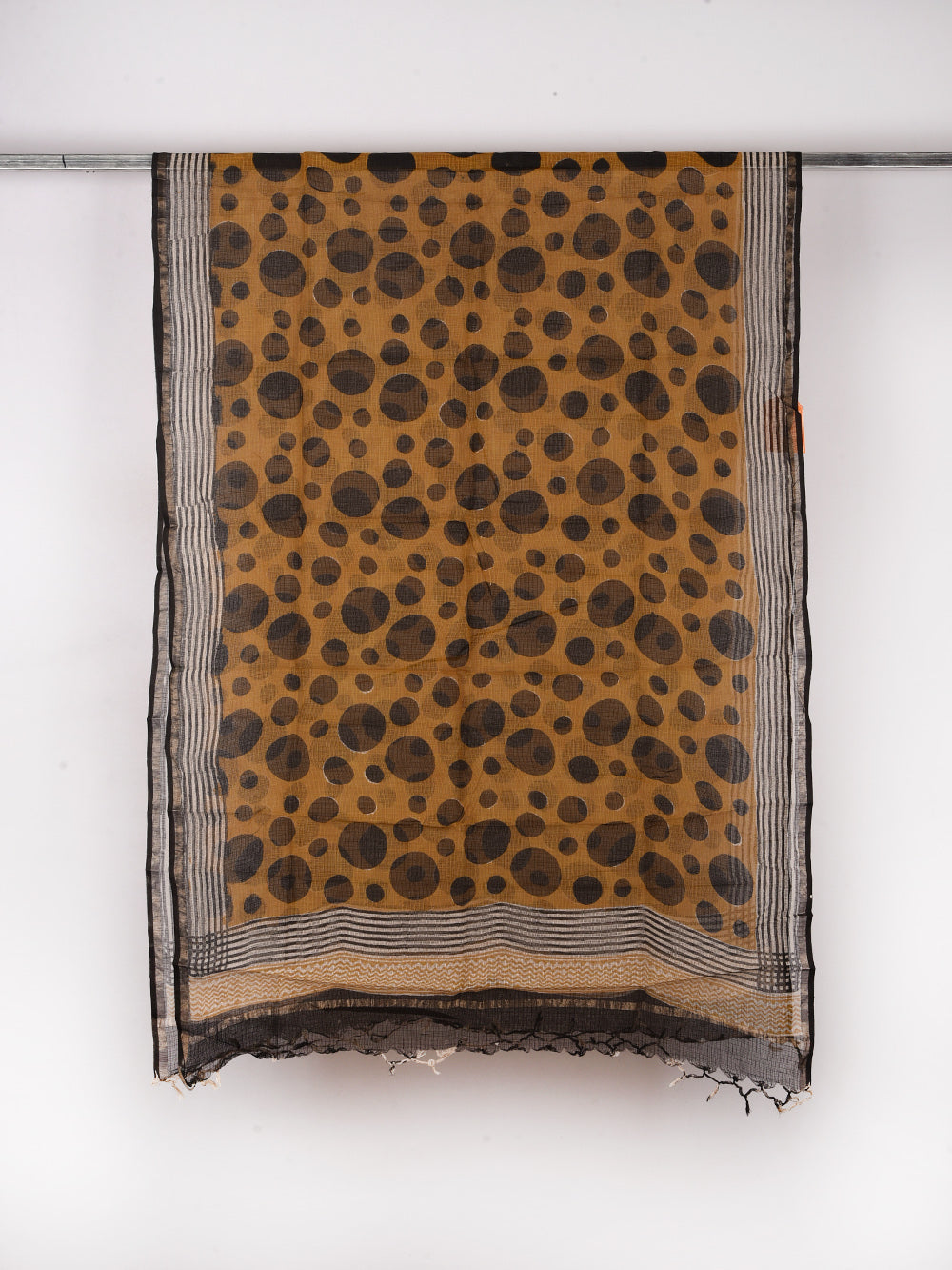 Baarish ki Boondein Hand Block Printed Pattern Kota Doria Dupatta
