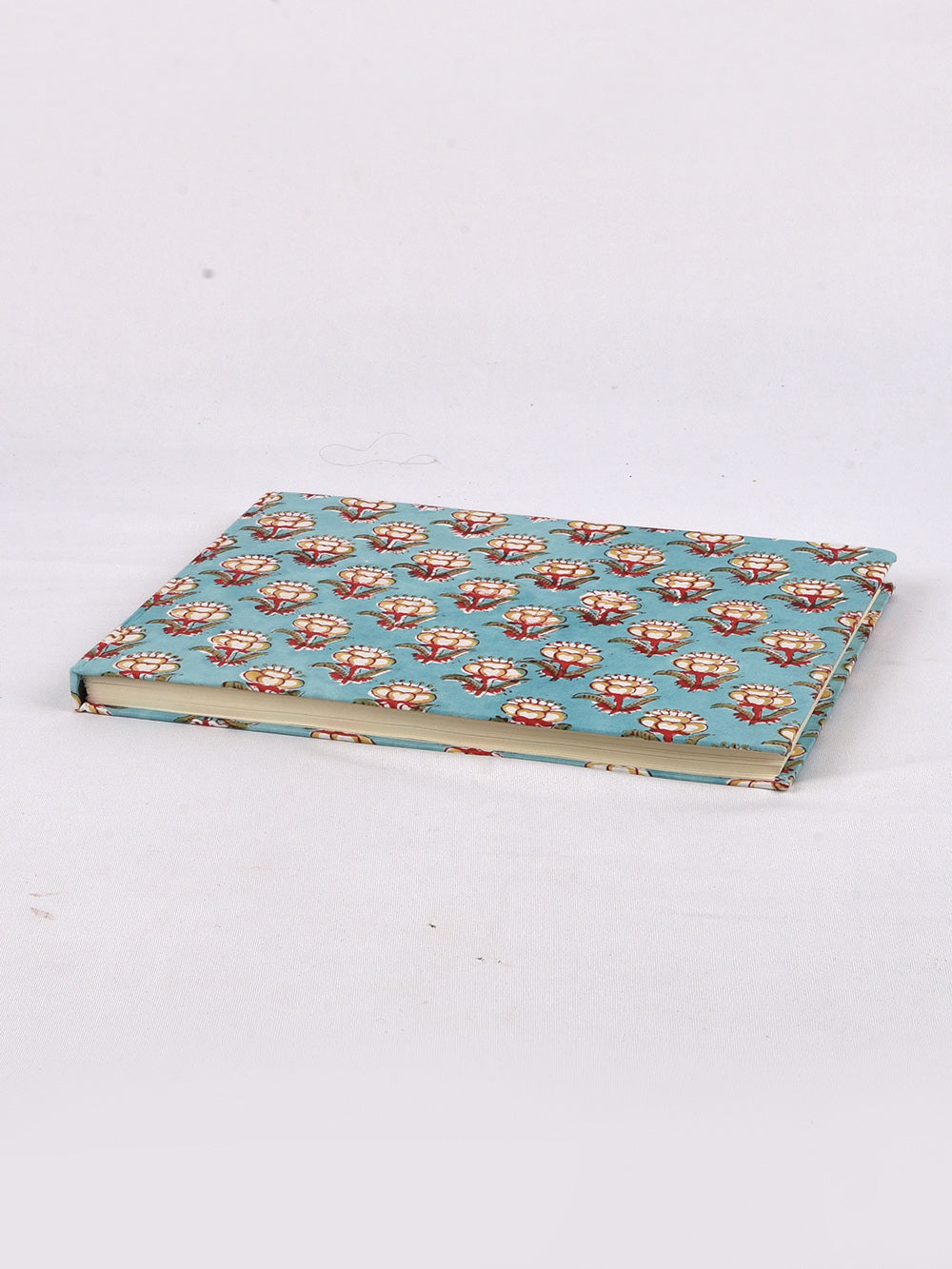 Sanganeri Aqua Handmade A4 Landscape Notebook