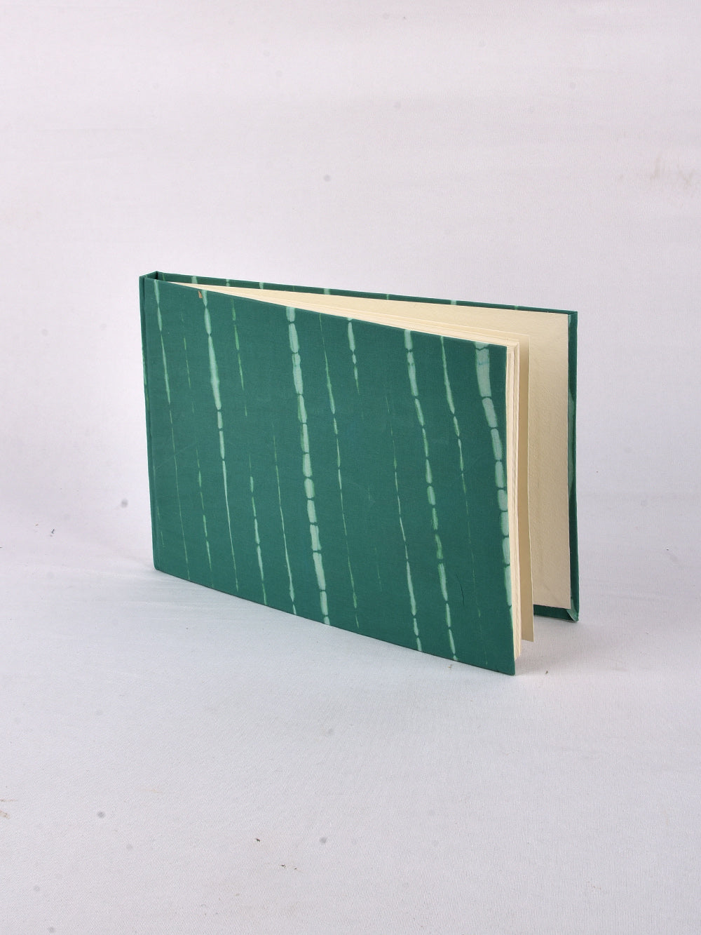Aqua Tie & Dye Handmade A4 Landscape Notebook