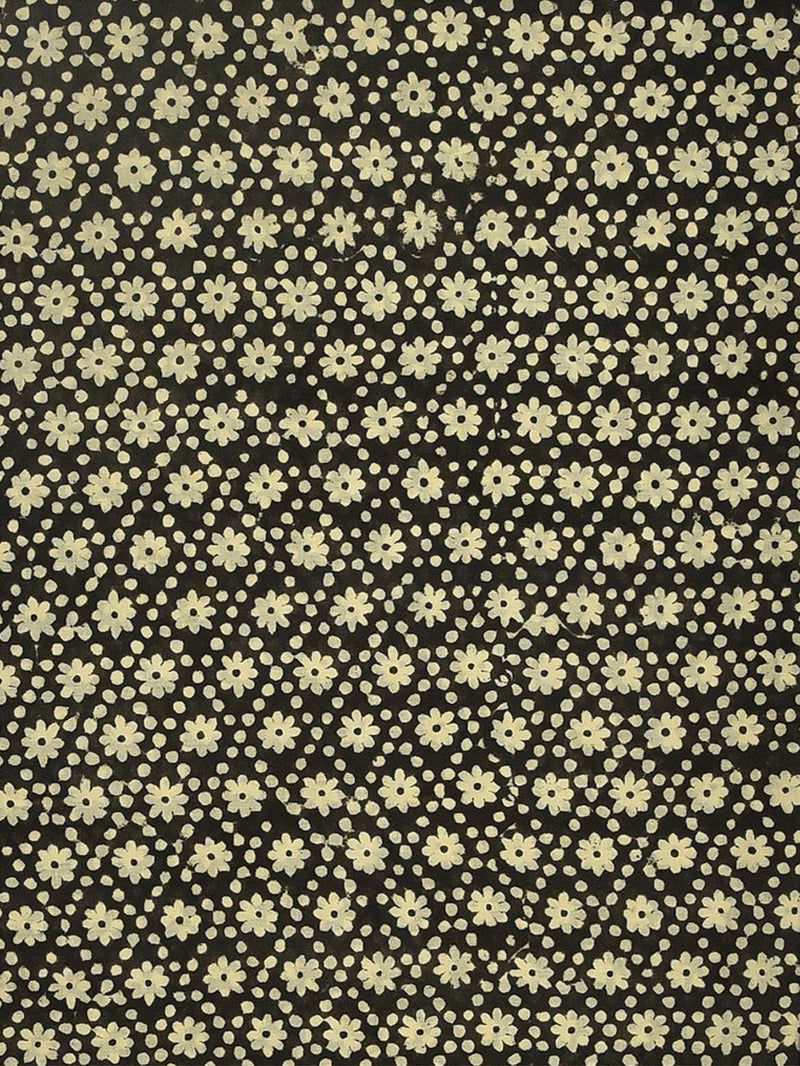 Black - Bagru Block Print Natural Dyed Cotton Salwar 03