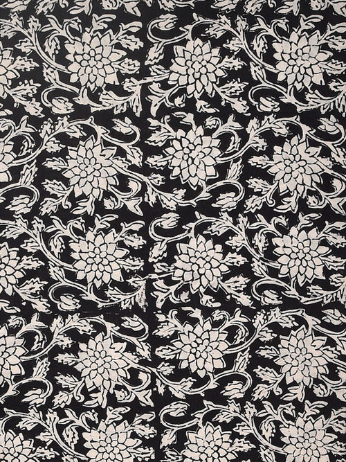 Black - Bagru Block Print Natural Dyed Cotton Harem Pant 17