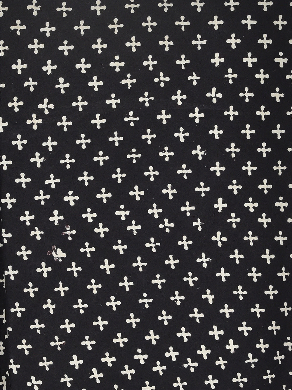 Sanganeri Discharge British Motif Pattern Cotton Cambric Fabric